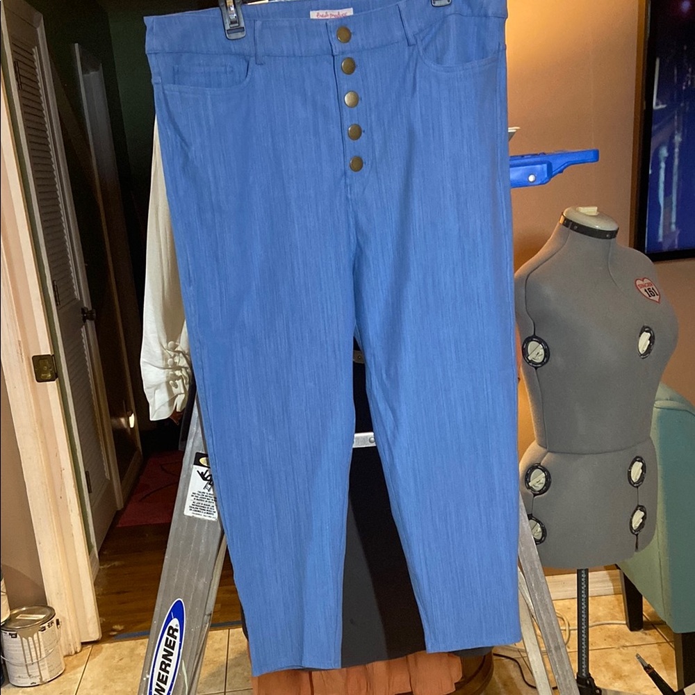 Fresh Produce Blue Straight Leg Jeans